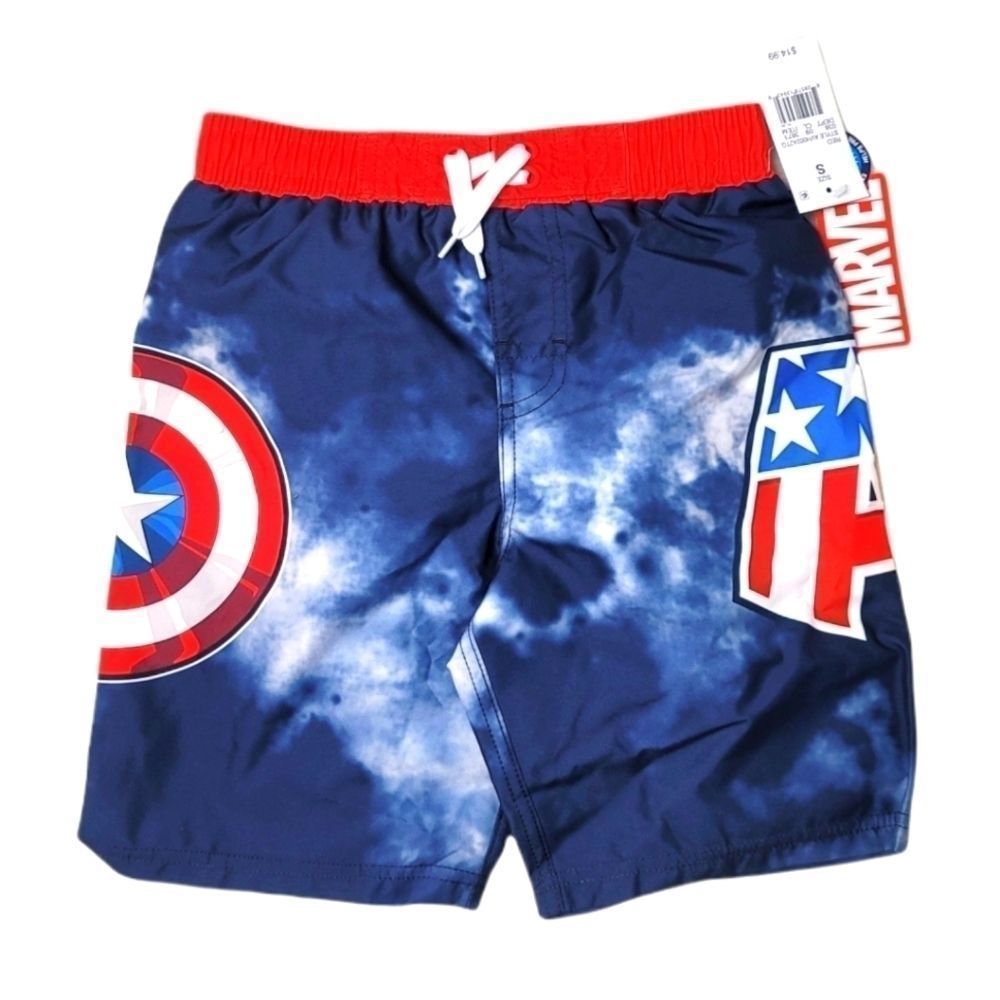 MARVEL Boy's Captain America Avengers Swim Trunks